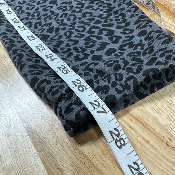 Rails NWT Kingston Animal Print Charcoal Mini Cheetah Gray Black Joggers Size L - Picture 10 of 10